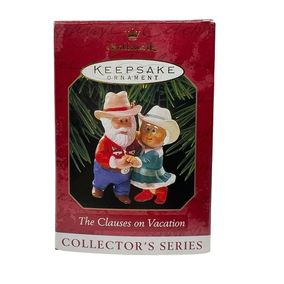 Hallmark Keepsake Ornament 1999 The Clauses on Vacation #3 in Collector's Series - Picture 2 of 8